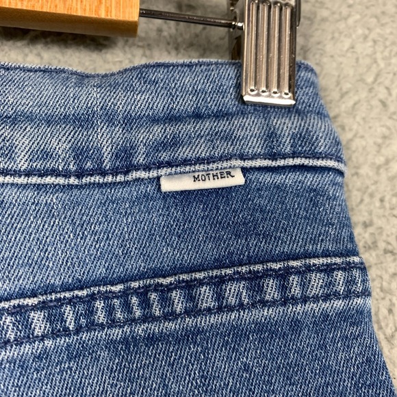 Mother The Tab Roller Skimp Jeans Women's 27 From Out Of Town Wide Leg 70s Retro - Picture 7 of 14
